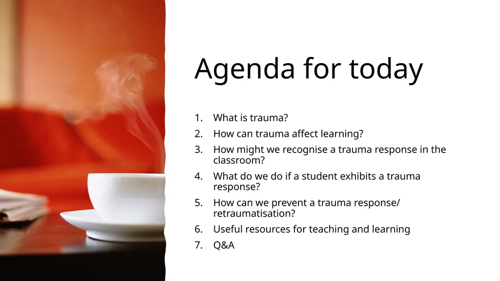 Trauma-informed teaching Dr Maria Hickey, Dr - slide 4 of 30