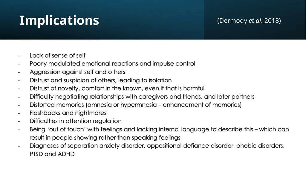 Trauma-informed teaching Dr Maria Hickey, Dr - slide 13 of 30