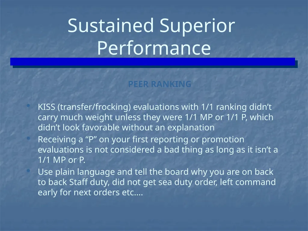 ENLISTED EVALUATION WRITING THE TRUTH, THE WHOLE - slide 21 of 36