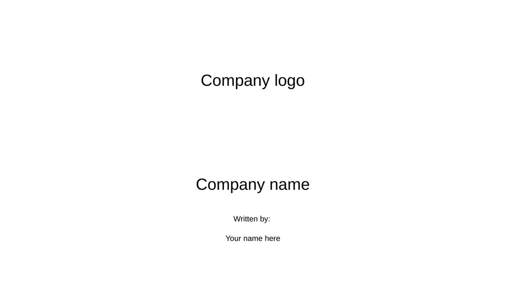 Business plan template Provided by GoDaddy The - slide 3 of 12