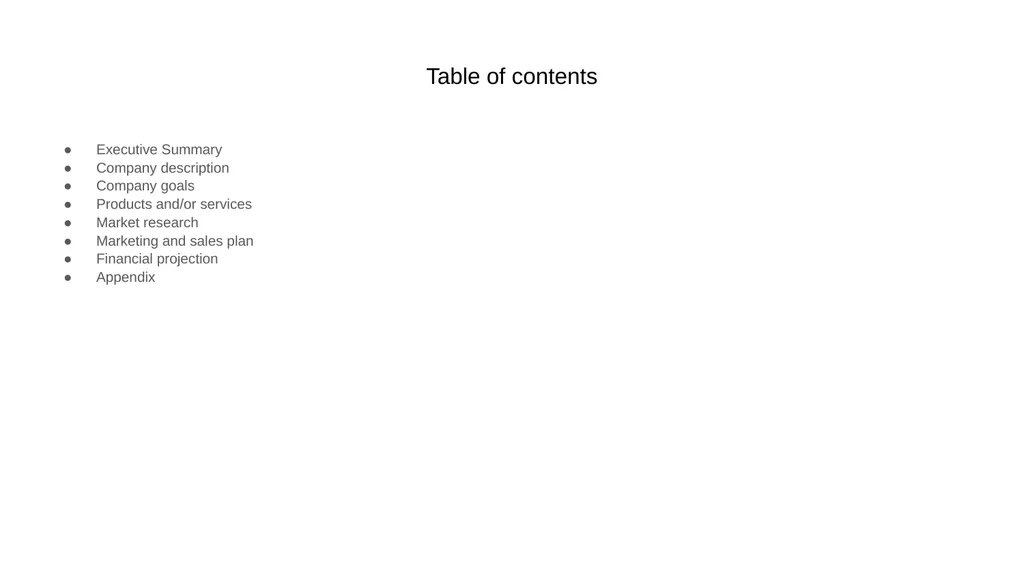 Business plan template Provided by GoDaddy The - slide 4 of 12
