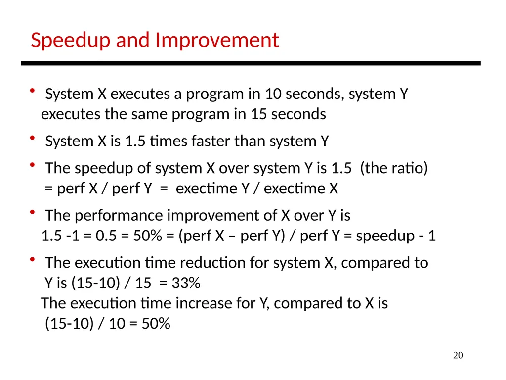 1 Lecture 2: Performance Today’s topics: - slide 20 of 23