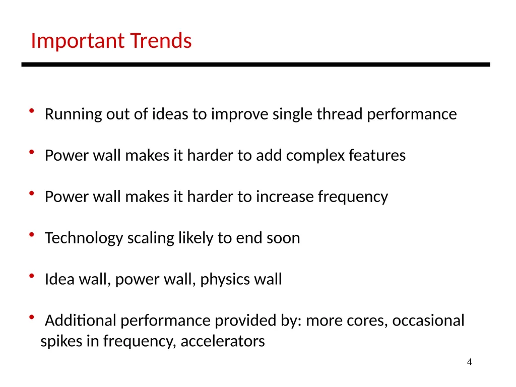 1 Lecture 2: Performance Today’s topics: - slide 4 of 23