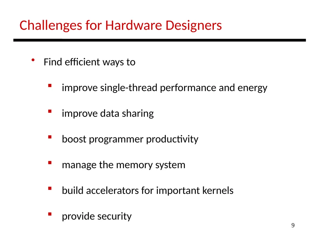 1 Lecture 2: Performance Today’s topics: - slide 9 of 23