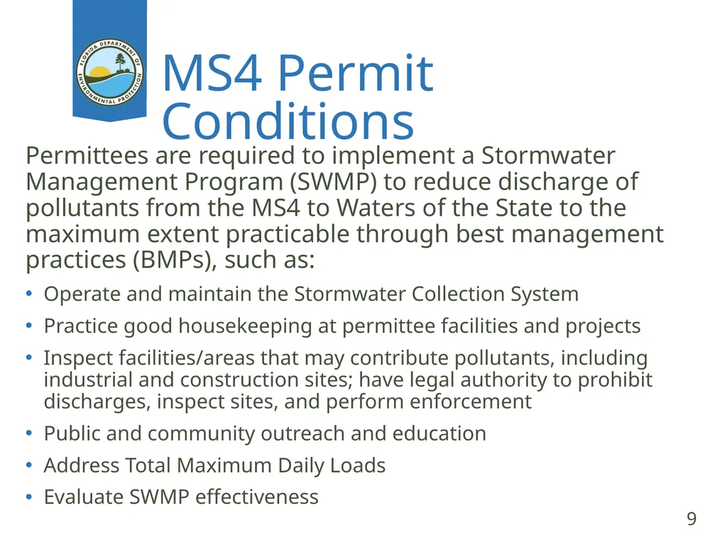 Stormwater Benjamin Melnick Deputy Director - slide 9 of 14