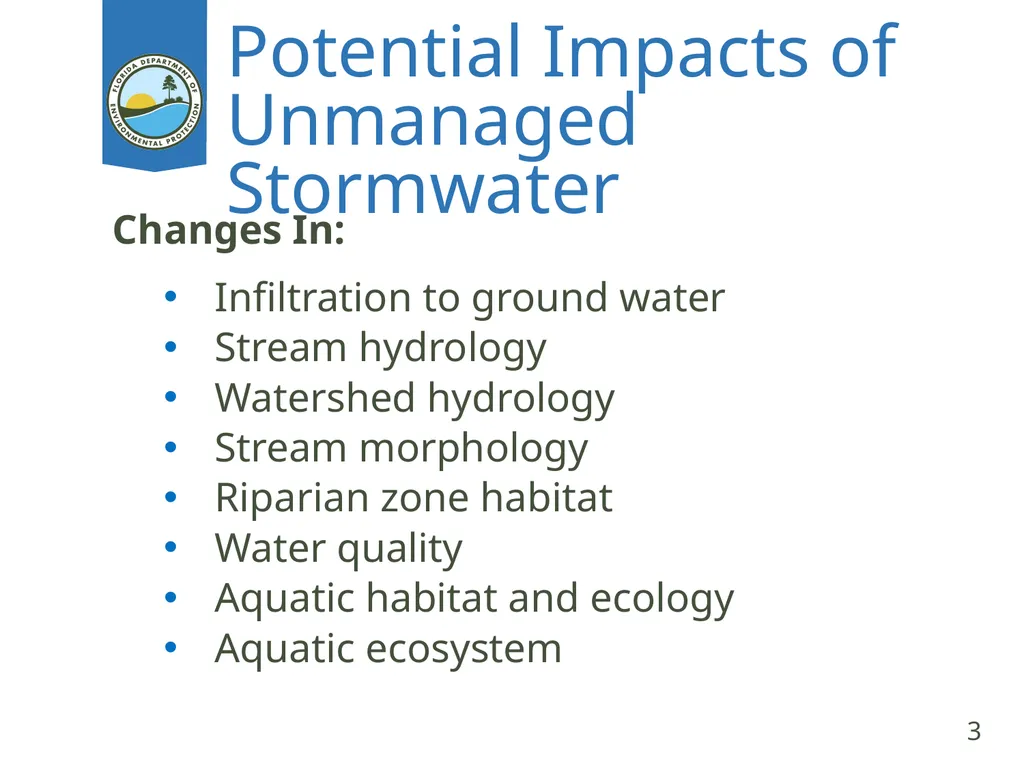 Stormwater Benjamin Melnick Deputy Director - slide 3 of 14