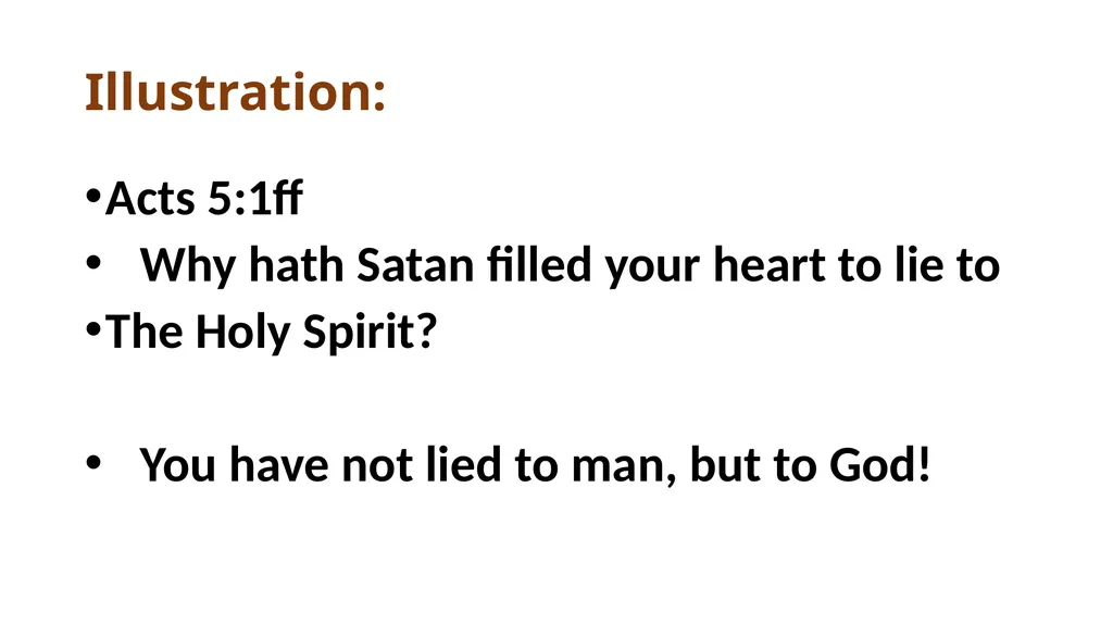 The Holy Spirit of God I John 5: 1-8 1 - slide 15 of 25