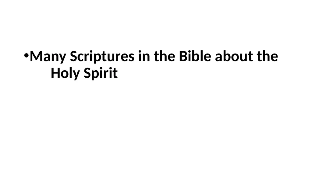 The Holy Spirit of God I John 5: 1-8 1 - slide 7 of 25