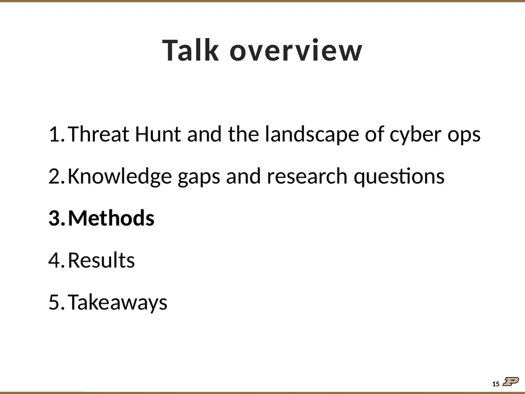 An Interview Study on Third-Party Cyber Threat - slide 15 of 32