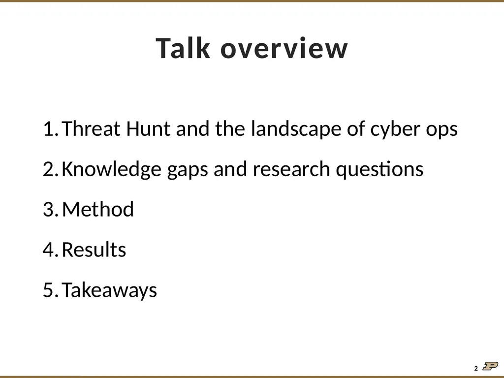 An Interview Study on Third-Party Cyber Threat - slide 2 of 32