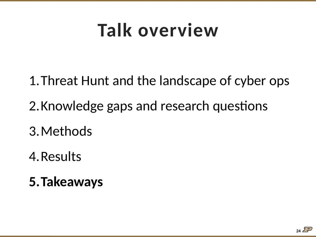 An Interview Study on Third-Party Cyber Threat - slide 24 of 32