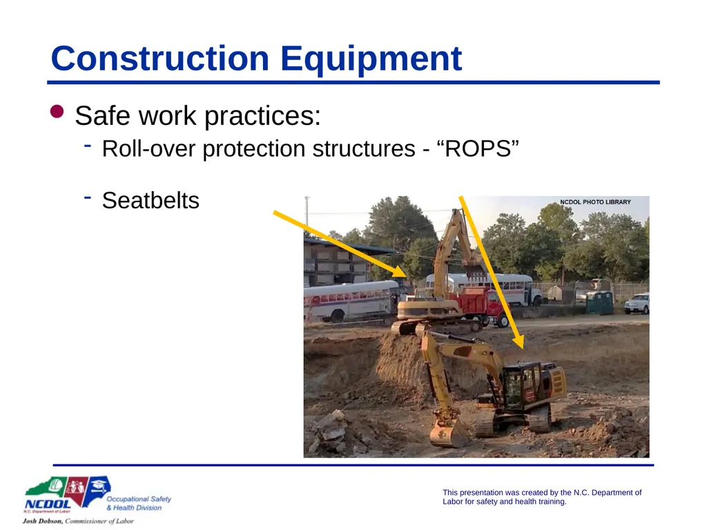 Struck By/Caught Between Presented by: Objectives - slide 13 of 42