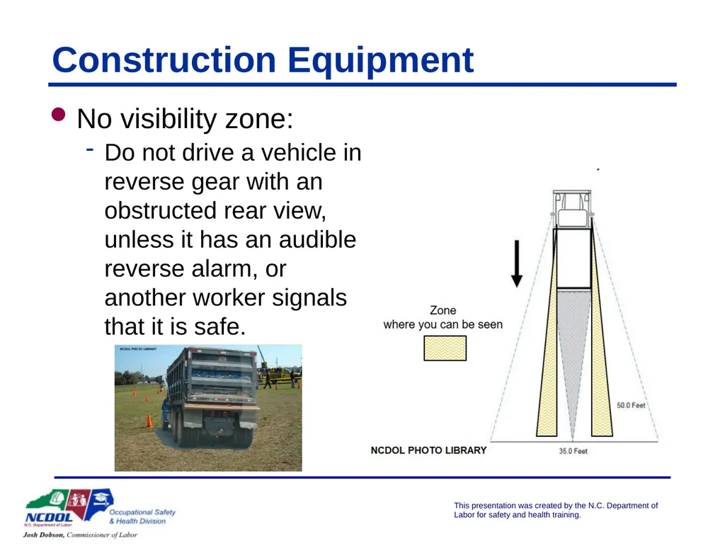 Struck By/Caught Between Presented by: Objectives - slide 15 of 42