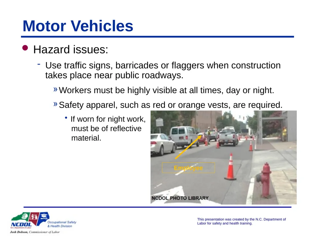 Struck By/Caught Between Presented by: Objectives - slide 19 of 42