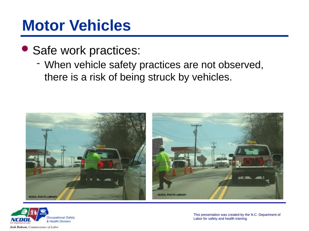 Struck By/Caught Between Presented by: Objectives - slide 20 of 42