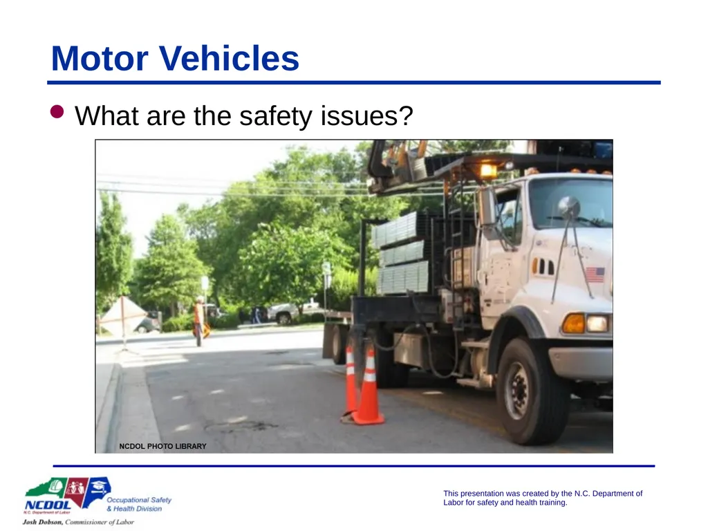 Struck By/Caught Between Presented by: Objectives - slide 24 of 42