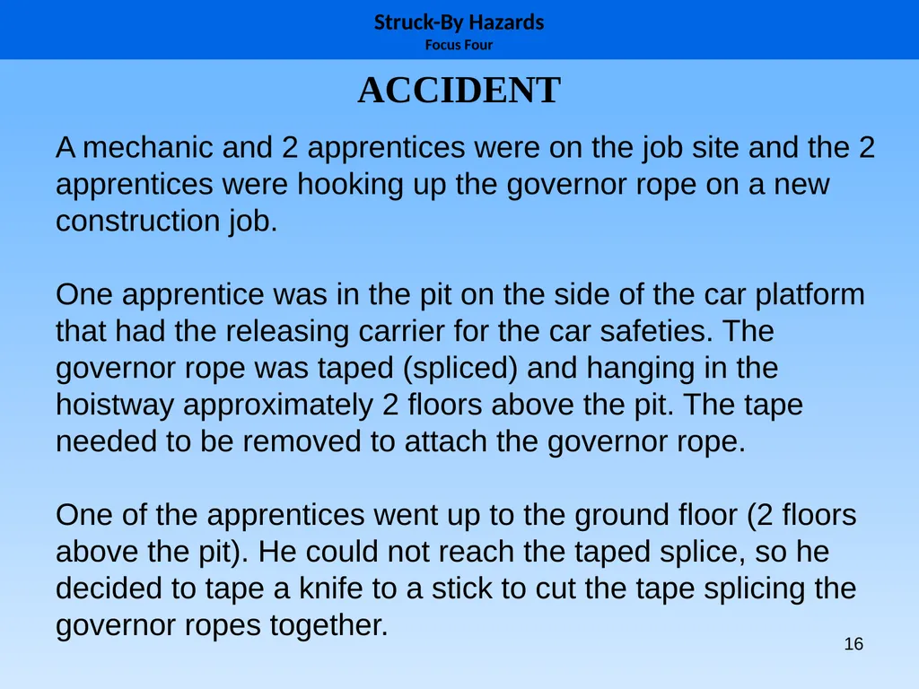 1 1926 Construction Focus Four Struck-By Hazards 2 - slide 16 of 43