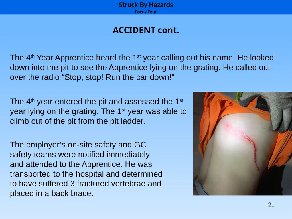 1 1926 Construction Focus Four Struck-By Hazards 2 - slide 21 of 43