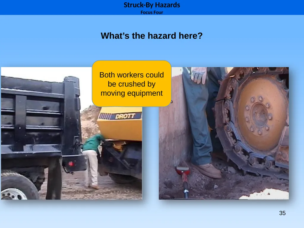1 1926 Construction Focus Four Struck-By Hazards 2 - slide 35 of 43