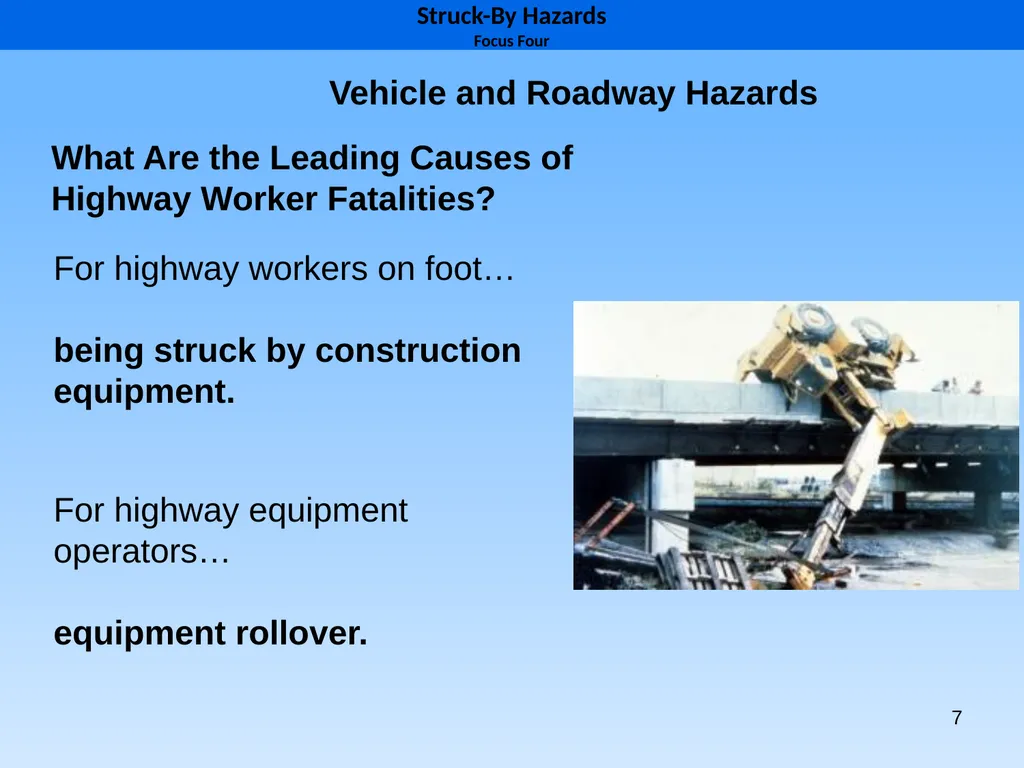 1 1926 Construction Focus Four Struck-By Hazards 2 - slide 7 of 43
