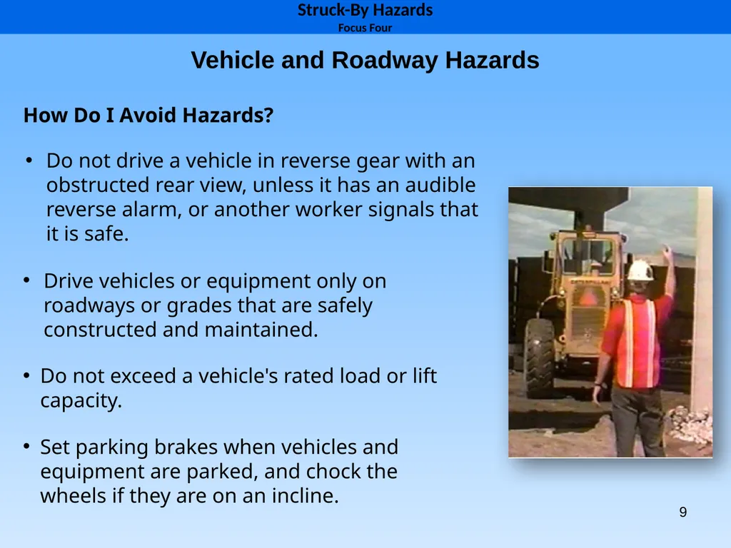 1 1926 Construction Focus Four Struck-By Hazards 2 - slide 9 of 43