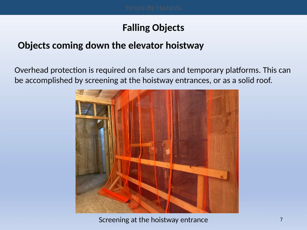 New Hire Training Struck-By Hazards Struck-By - slide 7 of 14
