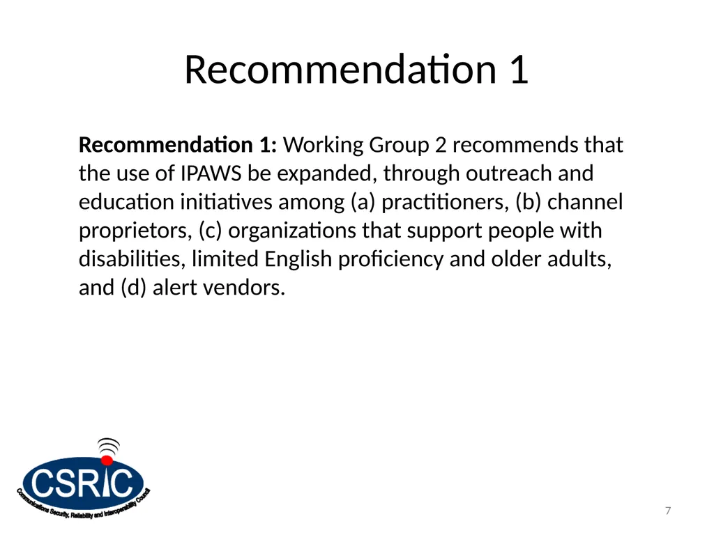 Social Media & Complementary Alerting Methods - slide 7 of 24