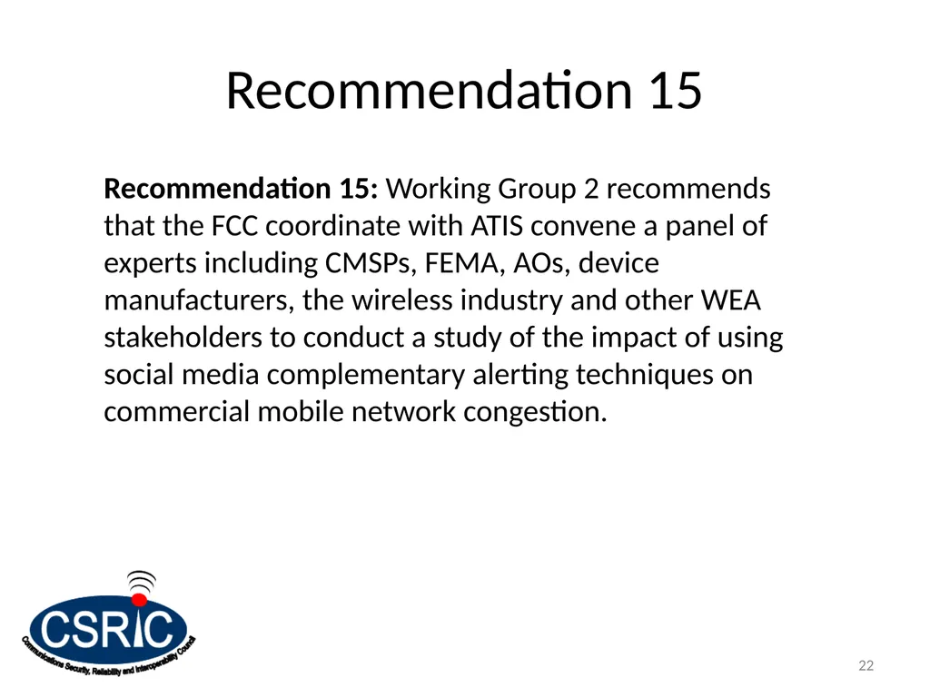 Social Media & Complementary Alerting Methods - slide 22 of 24