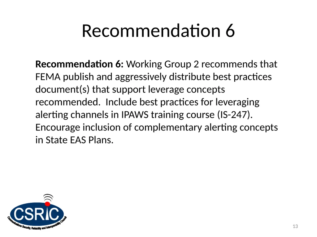 Social Media & Complementary Alerting Methods - slide 13 of 24