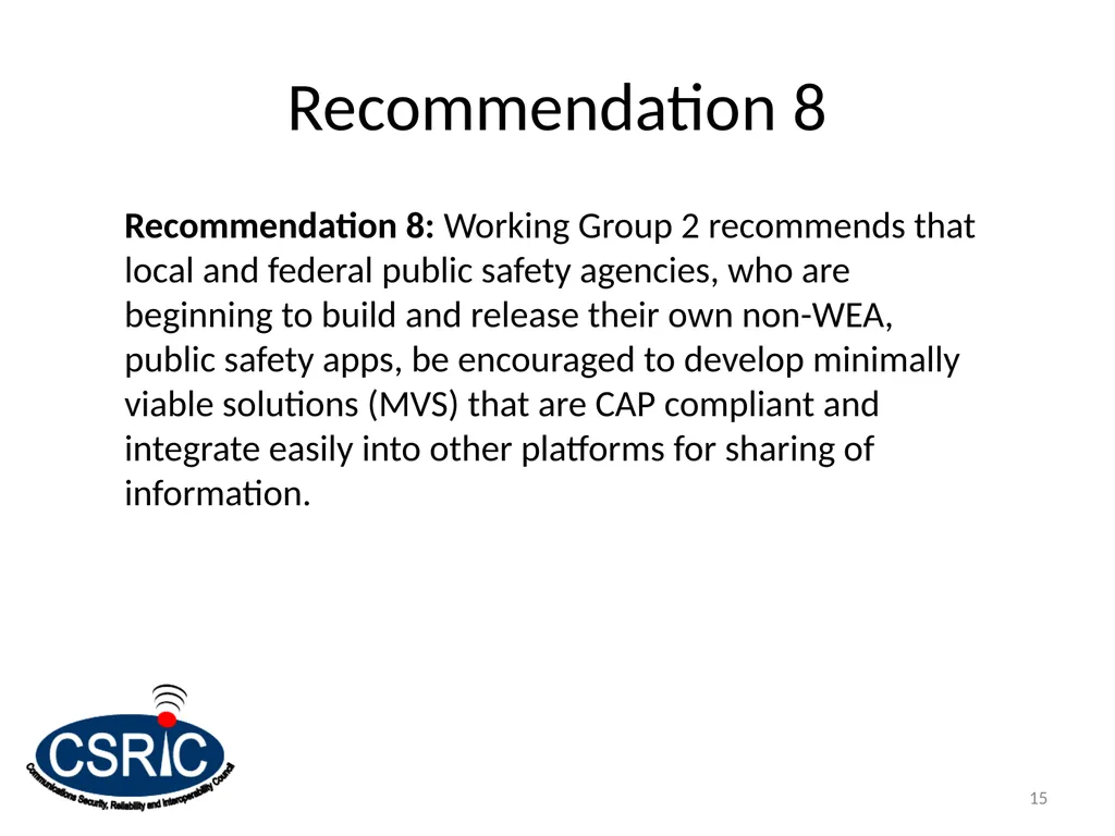 Social Media & Complementary Alerting Methods - slide 15 of 24
