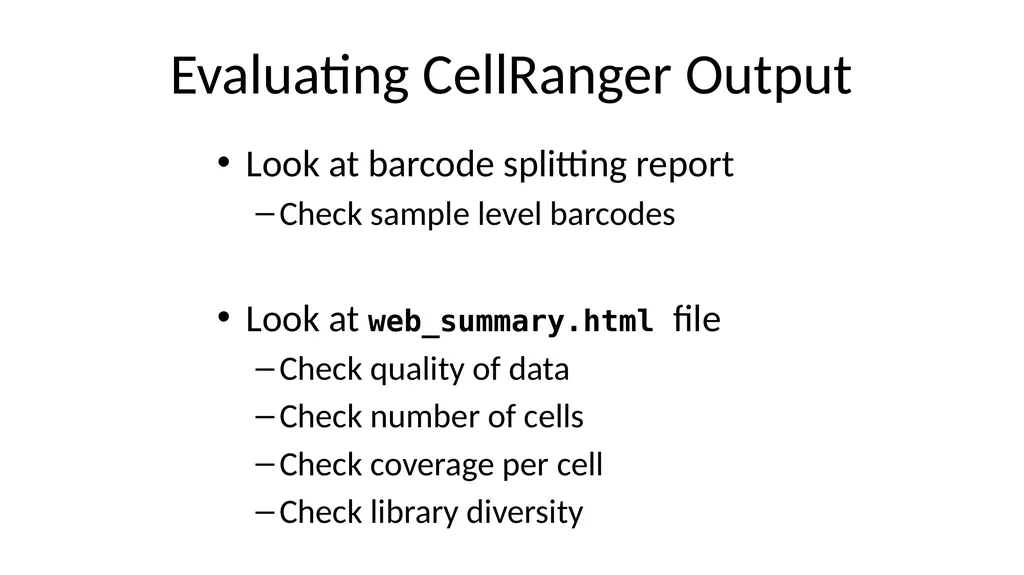 Analysing 10X Single Cell RNA-Seq Data v2026-02 - slide 16 of 33