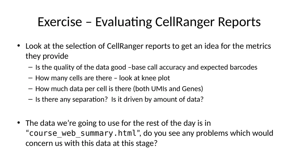 Analysing 10X Single Cell RNA-Seq Data v2026-02 - slide 30 of 33