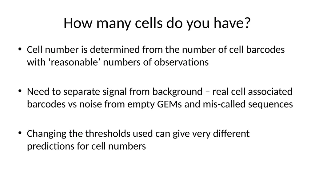 Analysing 10X Single Cell RNA-Seq Data v2026-02 - slide 20 of 33