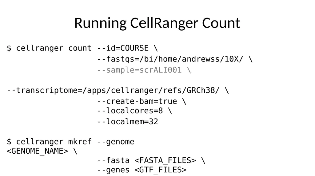 Analysing 10X Single Cell RNA-Seq Data v2026-02 - slide 14 of 33
