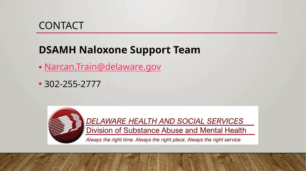 Naloxone (NaRCAN) Access training Learning - slide 49 of 49