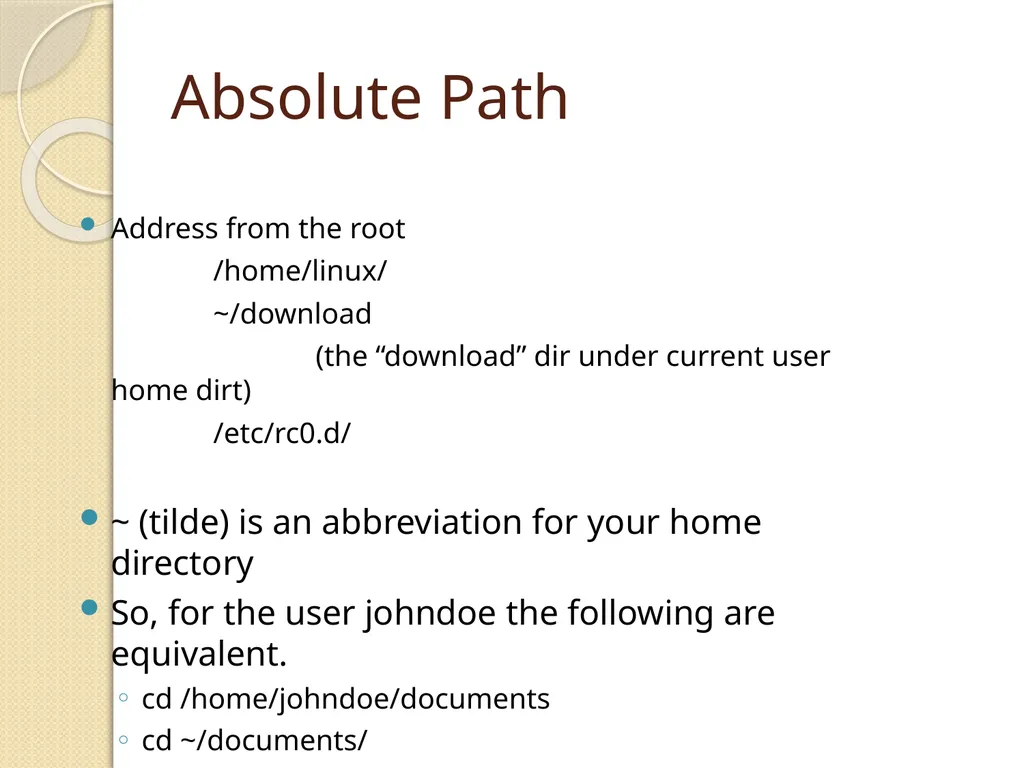 Linux Introduction CIS 6395, Incident Response - slide 24 of 45