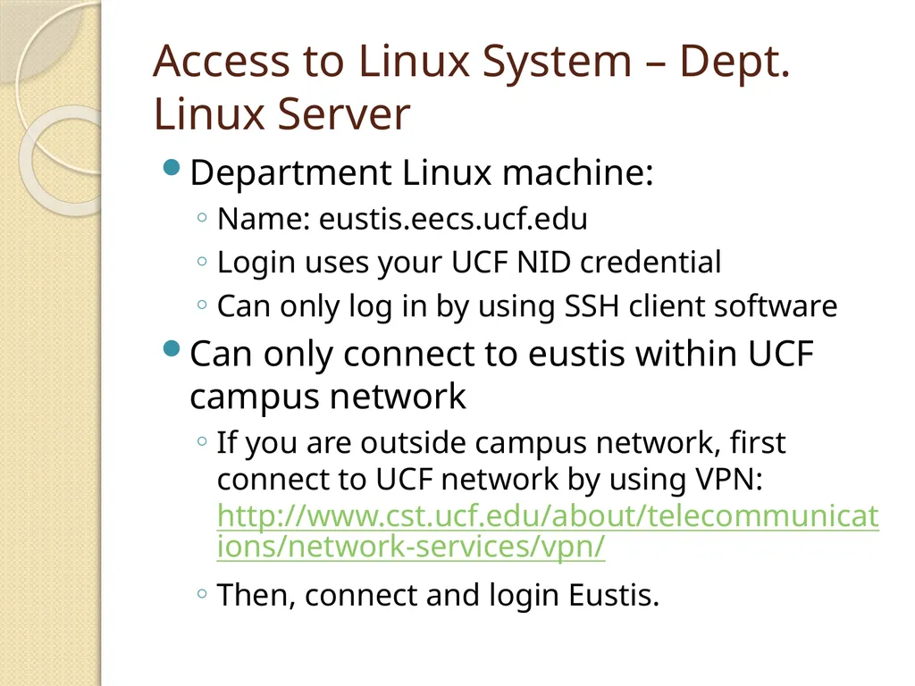 Linux Introduction CIS 6395, Incident Response - slide 3 of 45