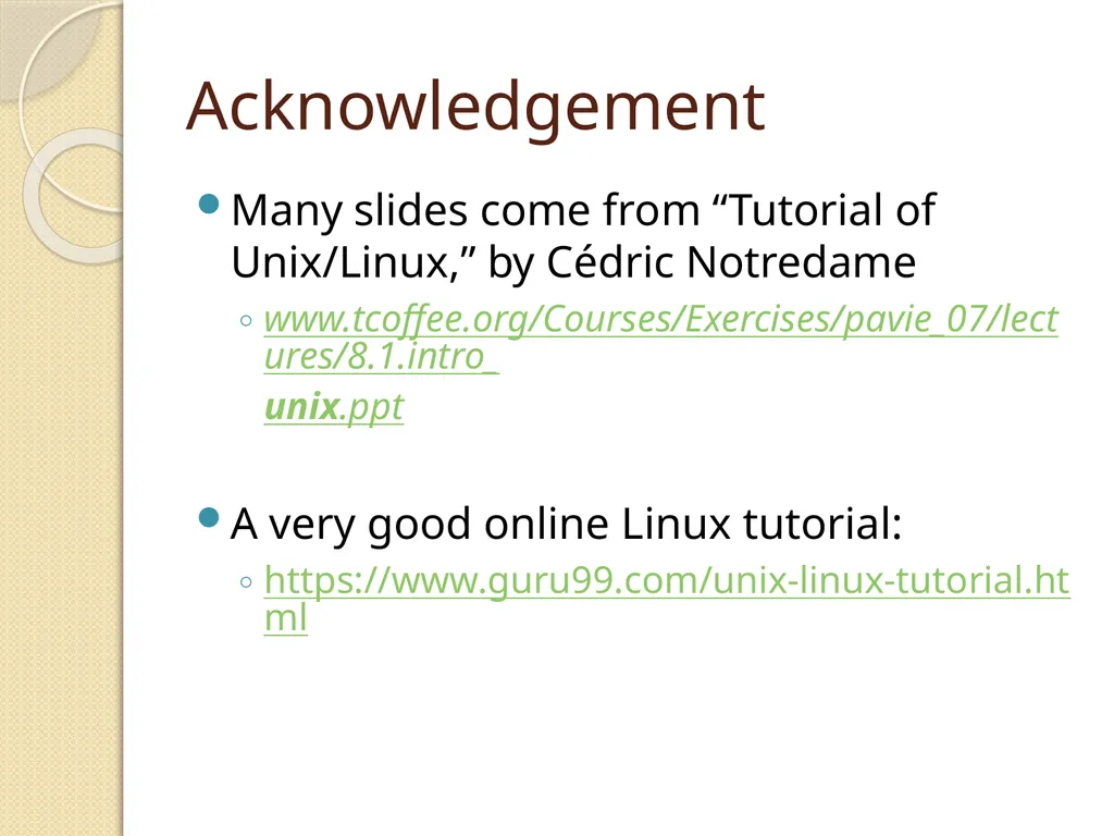 Linux Introduction CIS 6395, Incident Response - slide 2 of 45