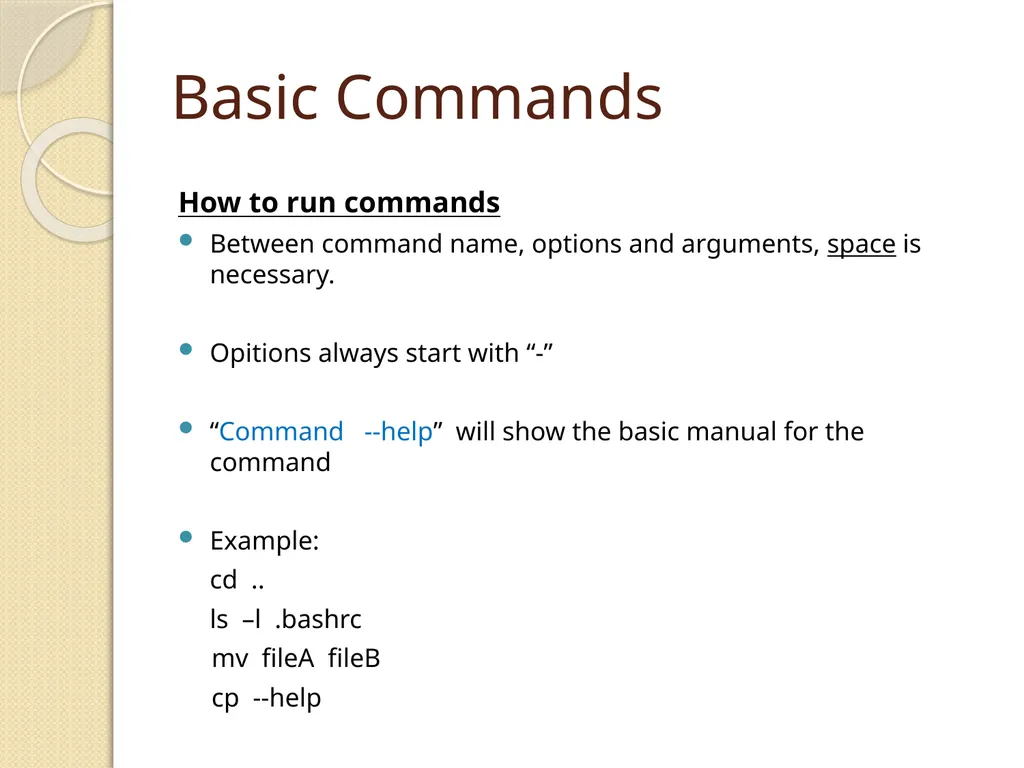 Linux Introduction CIS 6395, Incident Response - slide 17 of 45