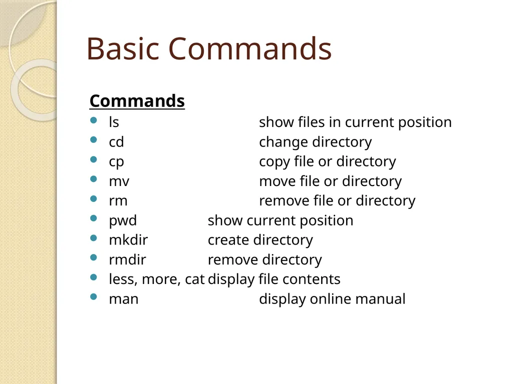 Linux Introduction CIS 6395, Incident Response - slide 19 of 45