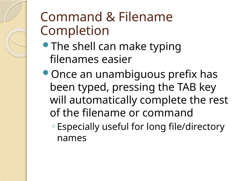 Linux Introduction CIS 6395, Incident Response - slide 18 of 45