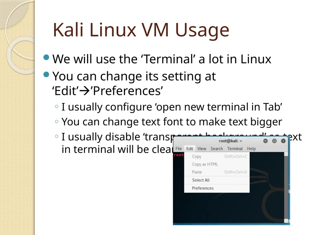 Linux Introduction CIS 6395, Incident Response - slide 7 of 45
