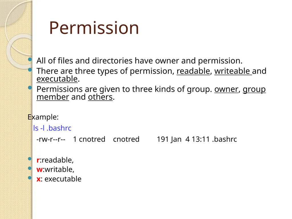 Linux Introduction CIS 6395, Incident Response - slide 33 of 45