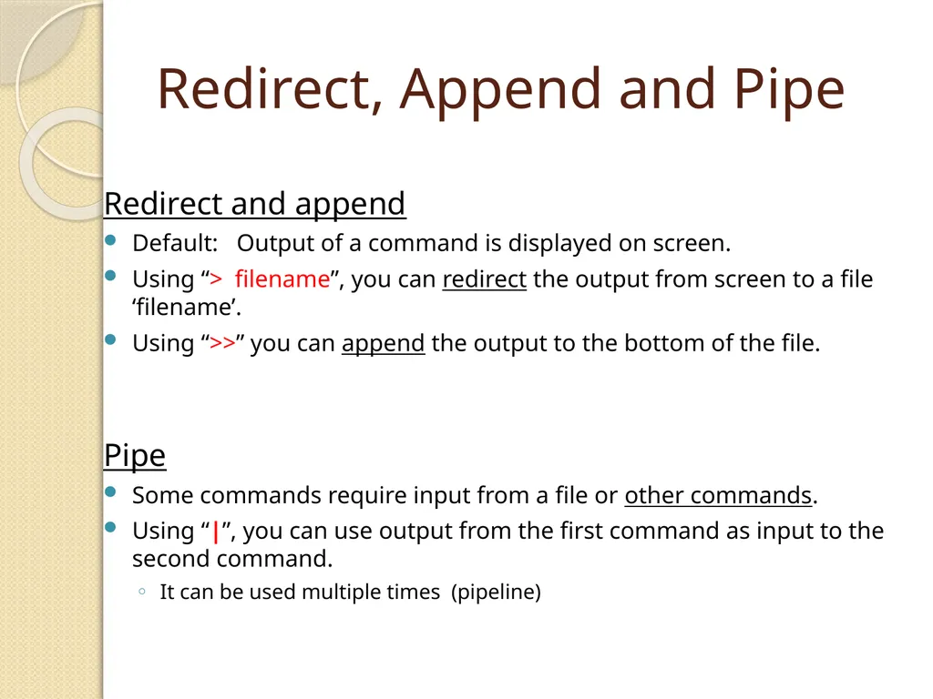 Linux Introduction CIS 6395, Incident Response - slide 27 of 45