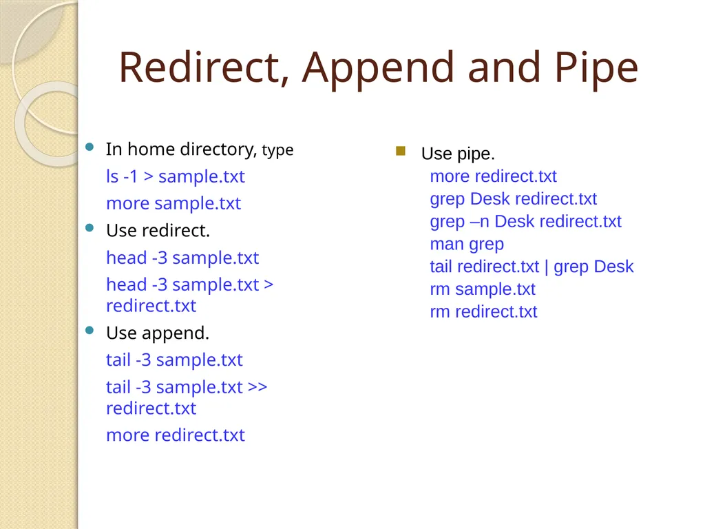 Linux Introduction CIS 6395, Incident Response - slide 30 of 45