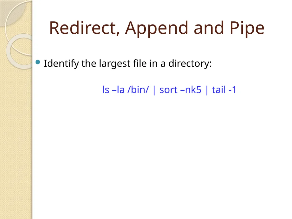 Linux Introduction CIS 6395, Incident Response - slide 32 of 45