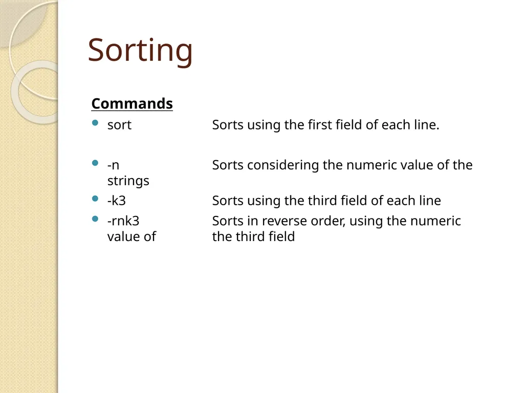 Linux Introduction CIS 6395, Incident Response - slide 31 of 45