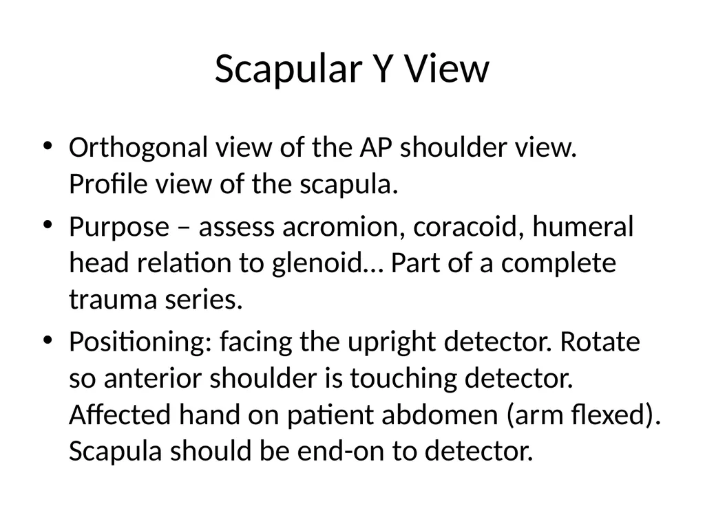 Shoulder Radiography What to consider when - slide 11 of 39
