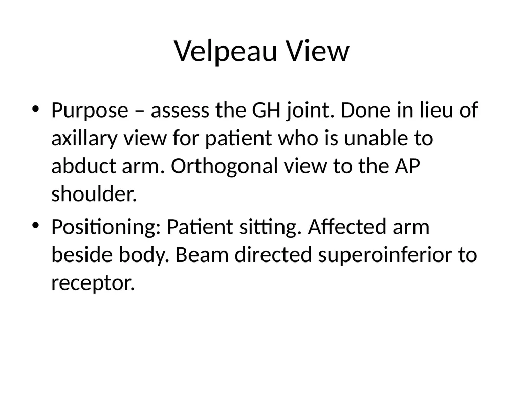 Shoulder Radiography What to consider when - slide 15 of 39