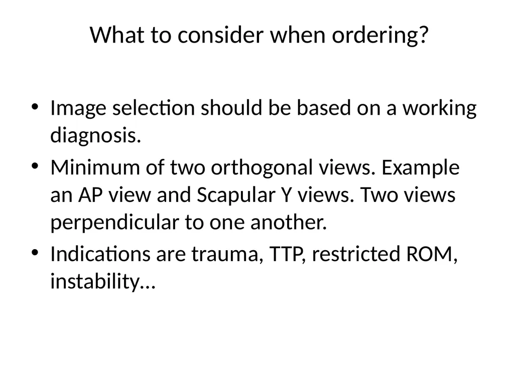 Shoulder Radiography What to consider when - slide 2 of 39